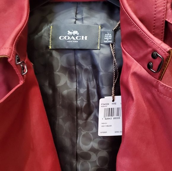 JUST SOLD ELSEWHERE ❣️COACH Trench Coat - Picture 12 of 16